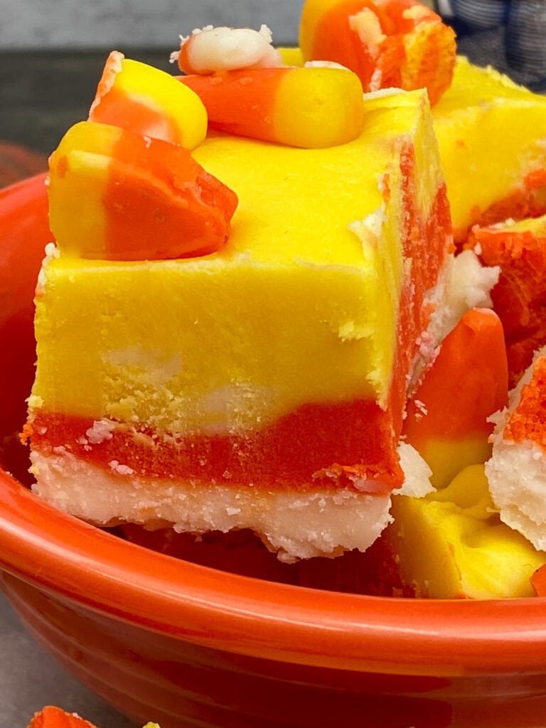 White Chocolate Candy Corn Fudge Back To My Southern Roots