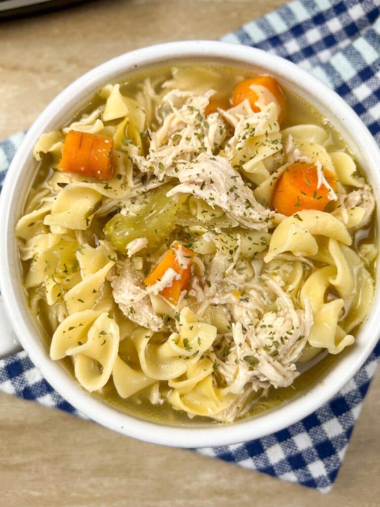 Crockpot Chicken Noodle Soup • Salt & Lavender