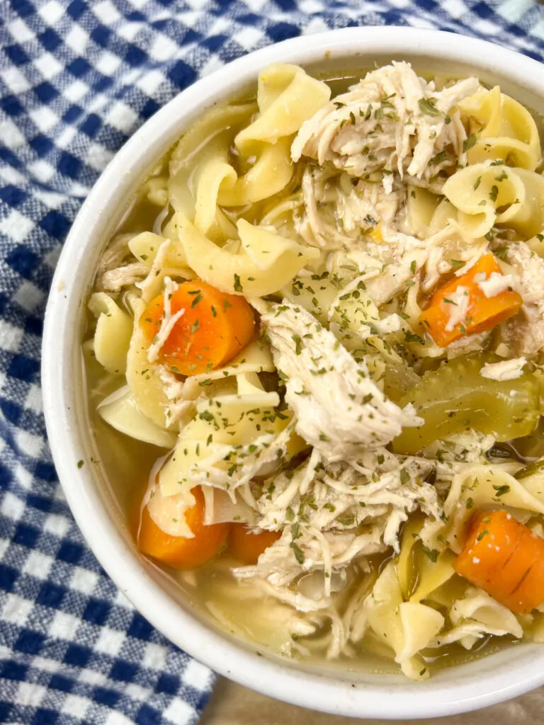 Homemade Chicken Noodle Soup - Comfort food at it's finest.