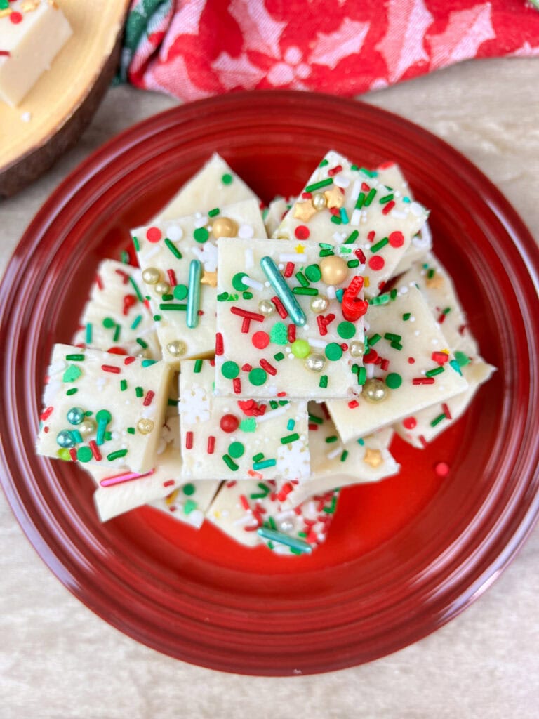 Easy Christmas Cookie Fudge Recipe - Back To My Southern Roots