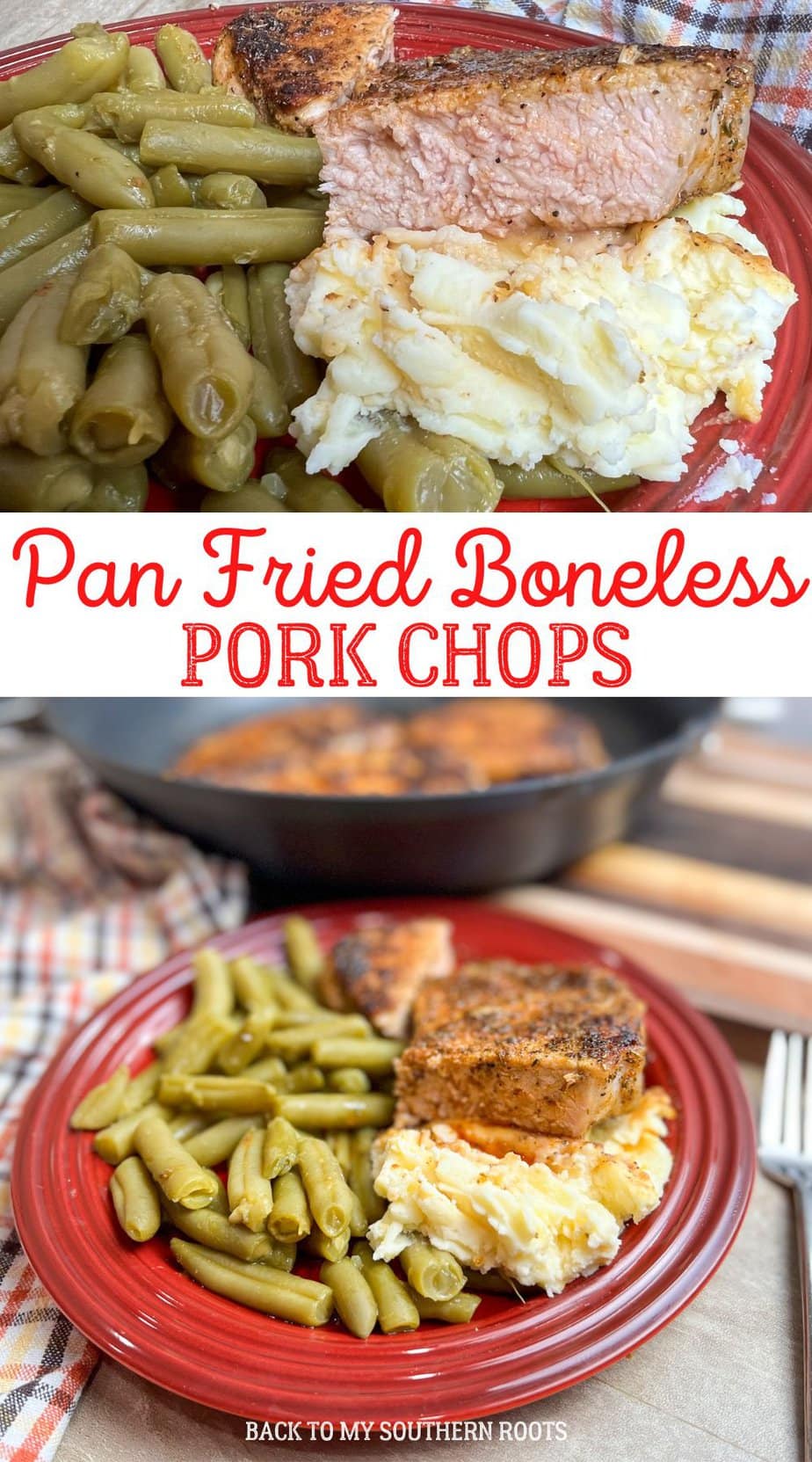 Easy Pan Fried Boneless Pork Chops Back To My Southern Roots 