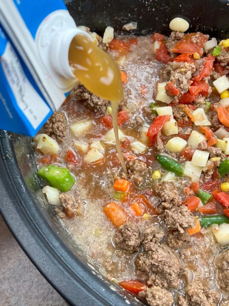 How To Cook Ground Beef In Crock pot - Frugally Blonde