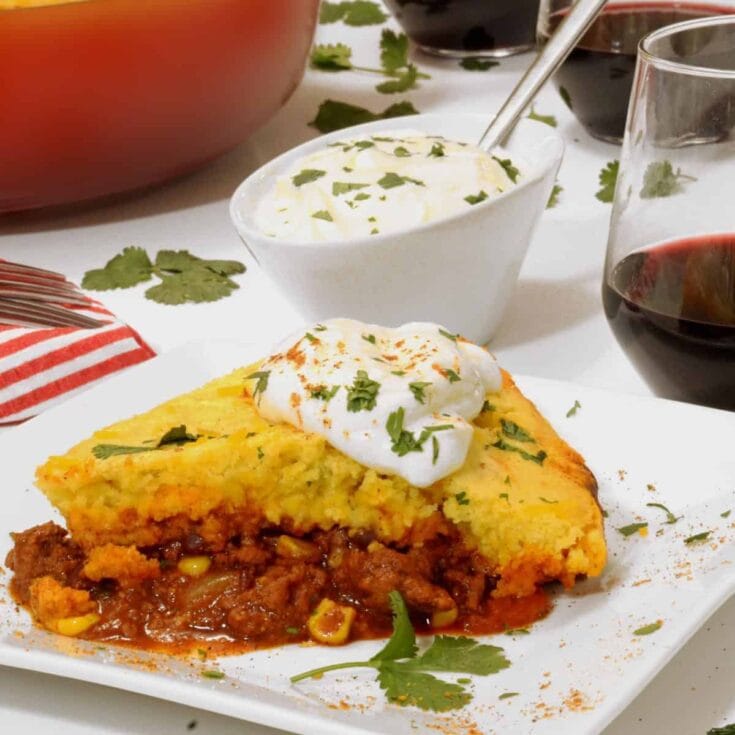 13 Jiffy Cornbread Chili Casserole Recipes Back To My Southern Roots   Chili Corbread Casserole 1200 735x735 