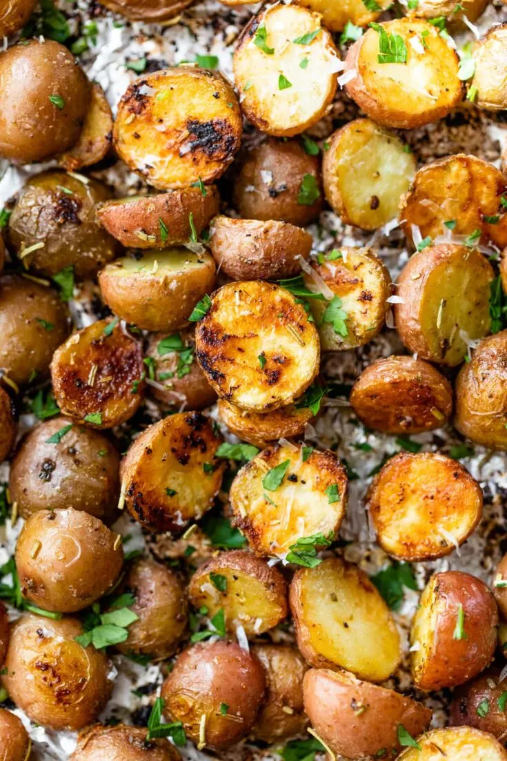 Crispy Oven Roasted Potatoes - foodiecrush .com