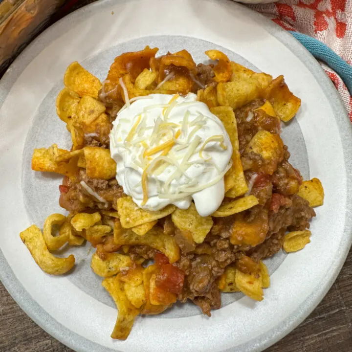 How To Make The Best Frito Pie With Ground Beef - Back To My Southern Roots