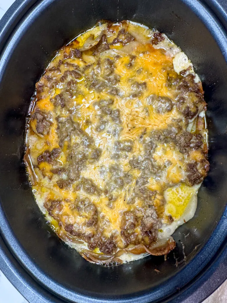 The Best Crock Pot Ground Beef And Potato Casserole - Back To My ...