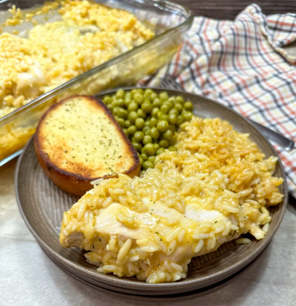 Chicken and Rice Casserole For One - One Dish Kitchen