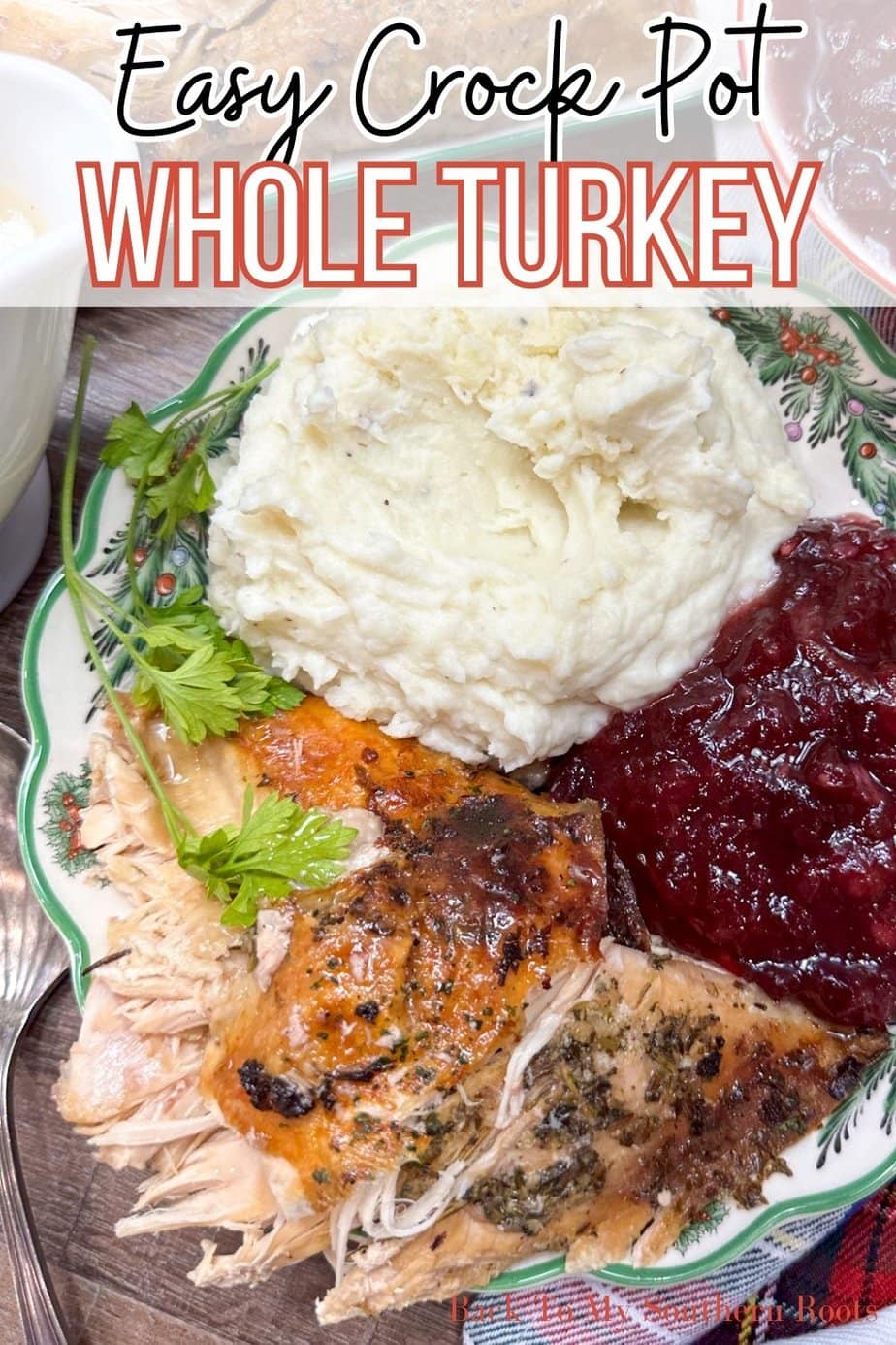 Crock Pot Thanksgiving Whole Turkey Recipe - Back To My Southern Roots