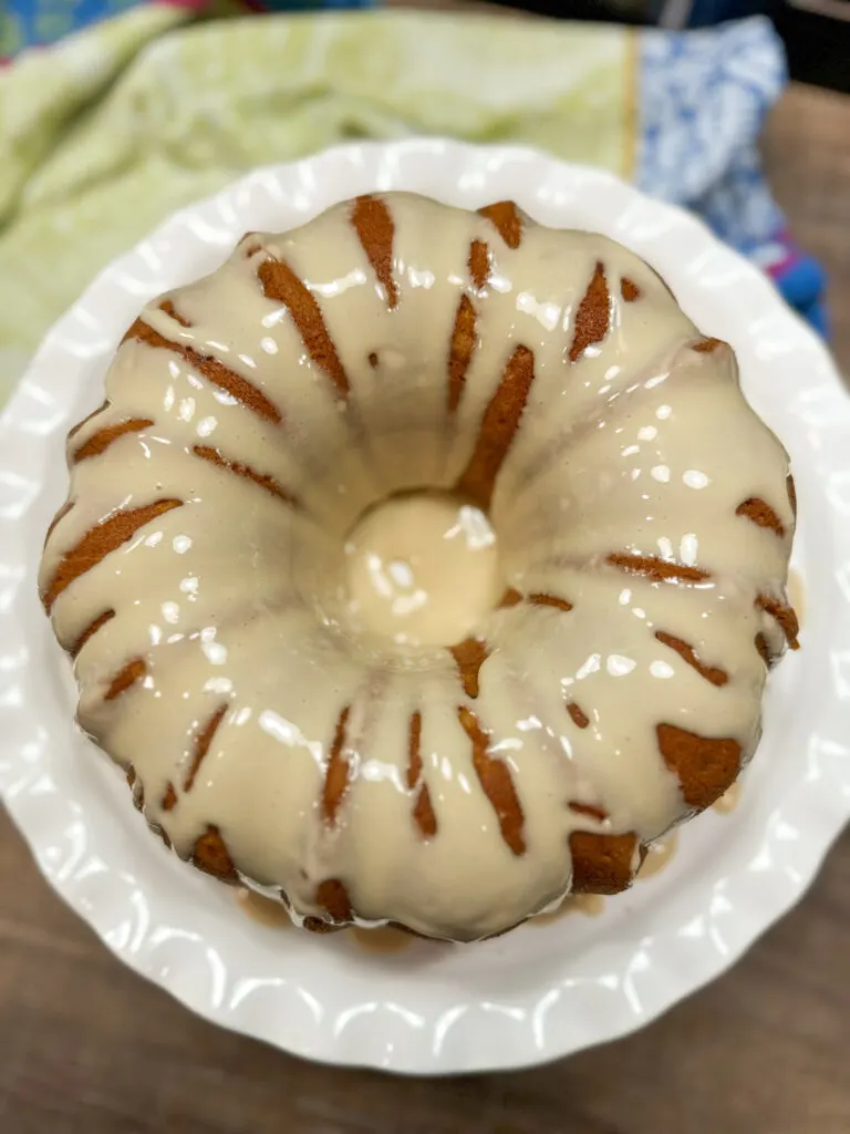 Easy Cream Cheese Pecan Pound Cake