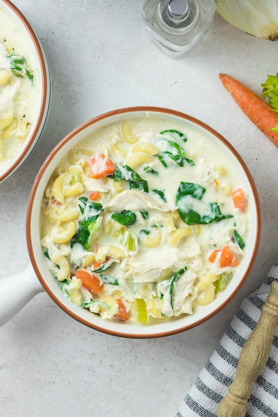 The Best Creamy Crack Chicken Noodle Soup Recipe - Back To My Southern ...