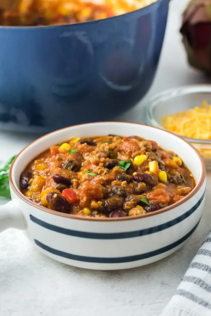 Easy Pumpkin Ground Turkey Chili - Back To My Southern Roots