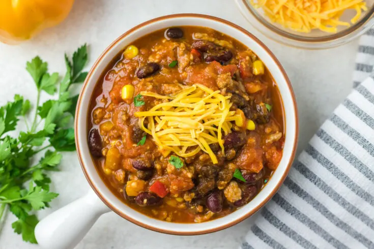Easy Pumpkin Ground Turkey Chili - Back To My Southern Roots