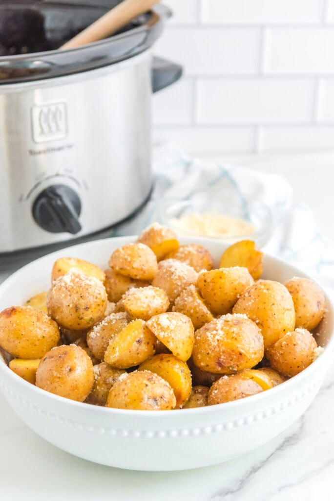 Slow Cooker Baby Potatoes - Back To My Southern Roots