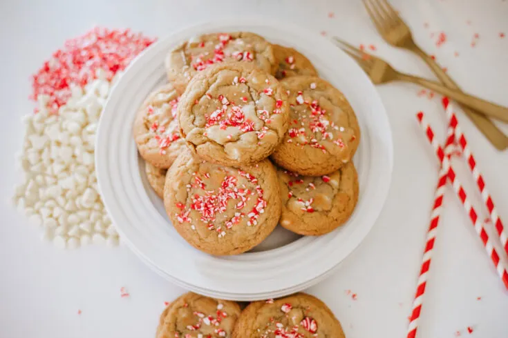 White Chocolate Chip Peppermint Cookies (Nestle) - Back To My Southern ...