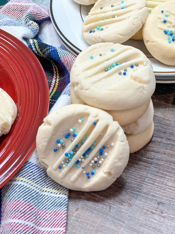 Easy Sheet Pan Shortbread Cookies - Seasons and Suppers