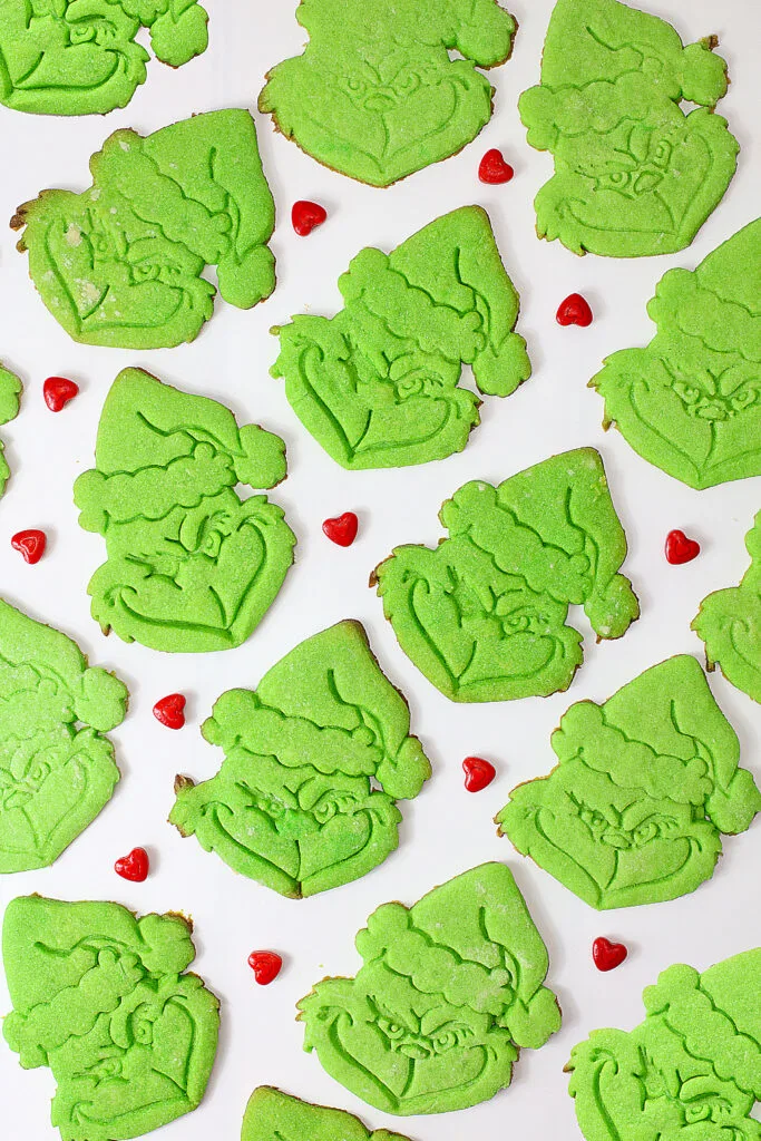 Grinch Sugar Cookies - BEST Easy Recipe💚