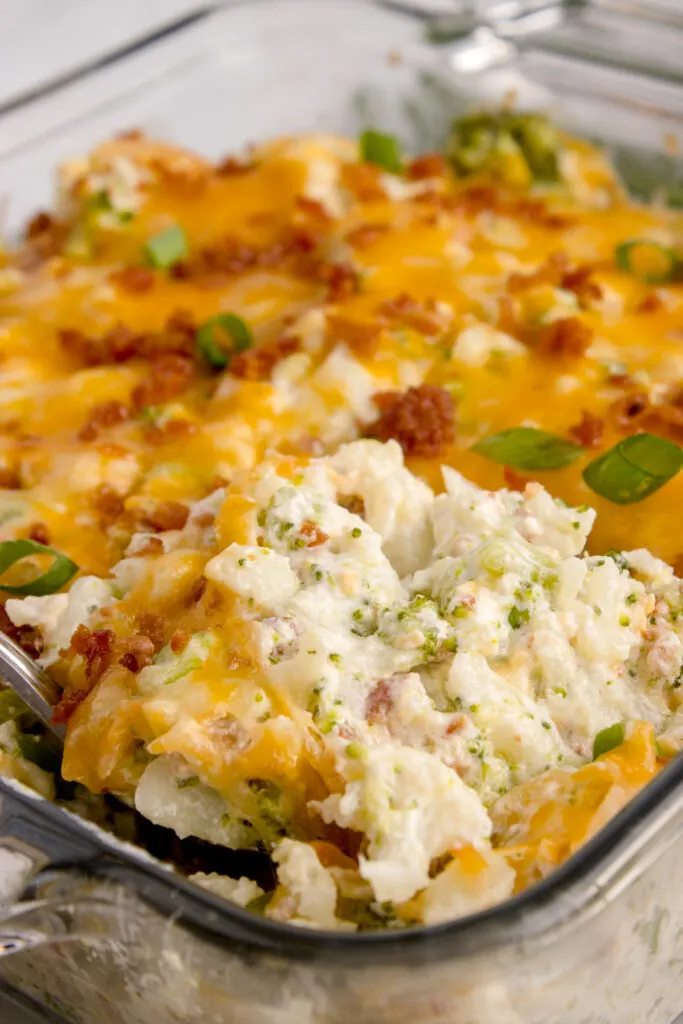 Loaded Cauliflower Casserole Recipe - Back To My Southern Roots