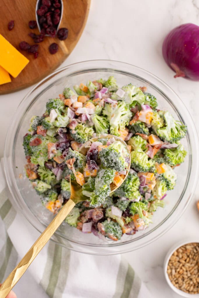 Broccoli Salad With Sunflower Seeds - Back To My Southern Roots